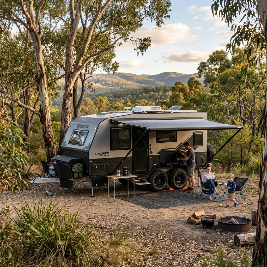 Caravans and camper trailers