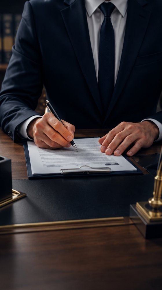 Signing a lender agreement